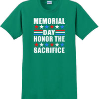 MEMORIAL DAY HONOR THE SACRIFICE , Veterans day Soldier USA Support T-Shirt