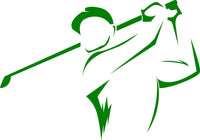 
              Golf Player Decal Sticker Multi Color Options Champion window car truck irons
            