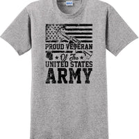 PROUD VETERAN OF THE UNITED STATES ARMY, Veterans day Soldier USA Support TShirt