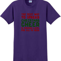 The best way to spread Christmas cheer is signing loudly for all to hear - shirt