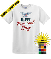 
              Memorial Day shirt  / Eagle We Will Always Remember 13 color choices -mds1
            