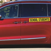 School Students Decal sticker Long Life for Bus, car, van, bike etc safety alert