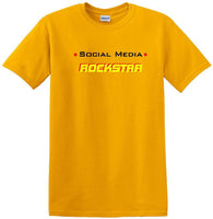 
              Social Media Rockstar - Funny shirt - short sleeved T-shirt TSM11
            