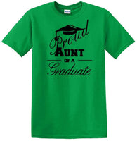 
              Graduation - PROUD AUNT of a Graduate - shirt - short sleeved T-shirt
            