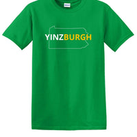 YINZBURGH Pittsburgh, PENNSYLVANIA short sleeved shirt  YBS1