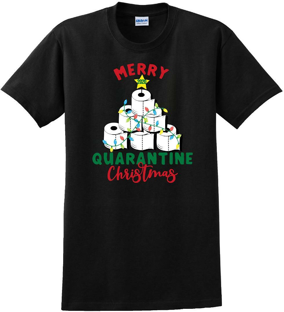 2020 Christmas Quarantine Toilet Paper Tree Xmas shirt-1