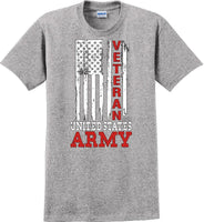 
              VETERAN OF THE UNITED STATES ARMY, Veterans day Soldier USA Support T-Shirt
            