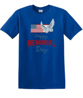 
              Memorial Day shirt Flag Eagle We Will Always Remember 13 color choices -mds2
            