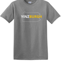 YINZBURGH Pittsburgh, PENNSYLVANIA short sleeved shirt  YBS1