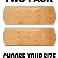 Band aid Bandage Dent Ding Scratch Cover Car Decal / Sticker TWO PACK