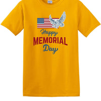 Memorial Day shirt Flag Eagle We Will Always Remember 13 color choices -mds2