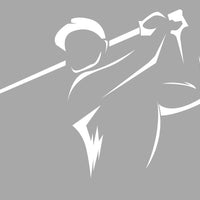 Golf Player Decal Sticker Multi Color Options Champion window car truck irons