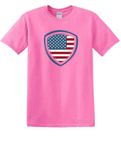 
              Memorial Day shirt flag shield We Will Always Remember 13 color choices -mds5
            