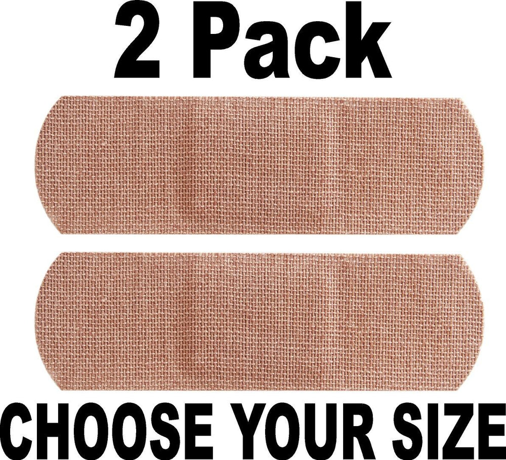 Cloth Band aid Bandage Dent Ding Scratch Cover Car Decal / Sticker TWO PACK