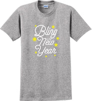 
              Bling in the New Year with stars T-Shirt - New Years Shirt - 12 color choices
            