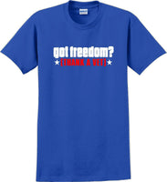 
              GOT FREEDOM? THANK A VET, Veterans day Soldier USA Support T-Shirt
            