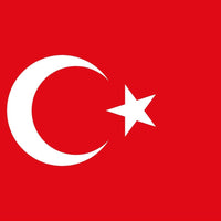 TURKISH COUNTRY FLAG, STICKER, DECAL, 5YR VINYL, COUNTRY FLAG OF TURKEY