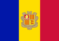 
              Andorra COUNTRY FLAG, STICKER, DECAL, 5YR VINYL, country Flag of Andorra
            