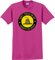 
              Don't Tread On Me SHIRT LIBERTY OR DEATH Gadsden Flag 2nd Guns SM-5XL-DTOMS1
            