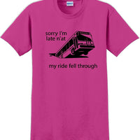 Pittsburgh Bus in Sinkhole, dahntahn n'at funny T-Shirt