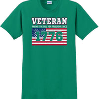 VETERAN PAYING THE BILL SINCE 1776 Veterans day Soldier USA Support T-Shirt