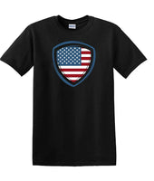 
              Memorial Day shirt flag shield We Will Always Remember 13 color choices -mds5
            