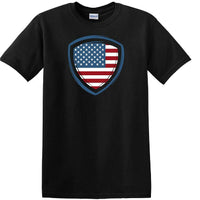 Memorial Day shirt flag shield We Will Always Remember 13 color choices -mds5