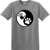 Yin Yang Work Dog - Dog- Novelty T-shirt
