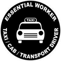 Essential taxi / cab / transport driver Decal