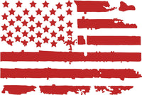 
              Dodge RAM Back Window Distressed American Flag Decal 2009-2018
            
