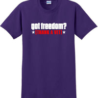 GOT FREEDOM? THANK A VET, Veterans day Soldier USA Support T-Shirt