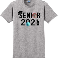 2021 Senior 2021 Graduate - T-Shirt Sizes Sm-5xl