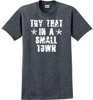 
              Try That in a Small Town T-Shirt Distressed  Country Music Gift
            