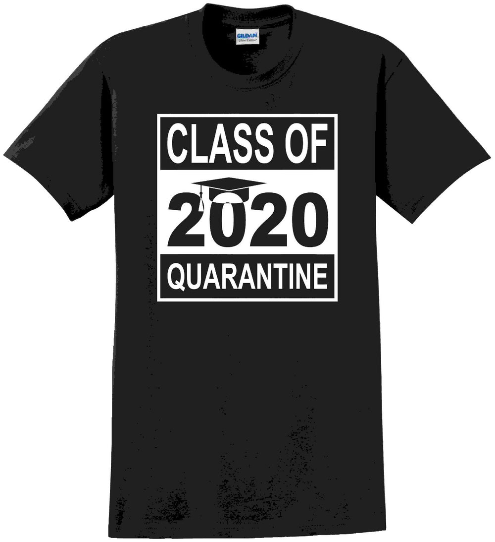 Class of 2020 Quarantined Seniors Virus Quarantine Grad T-Shirt SIZES SM-5XL