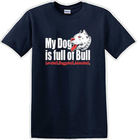 
              DOG full of bull  adorabull - Dog- Novelty T-shirt
            