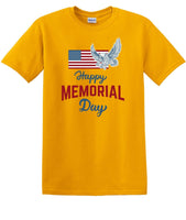 
              Memorial Day shirt Flag Eagle We Will Always Remember 13 color choices -mds2
            