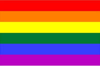 
              LGBT Gay Pride Rainbow Flag Car Decal / Sticker 5yr
            