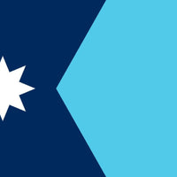 NEW MINNESOTA STATE FLAG, STICKER, DECAL, 5YR VINYL State Flag of Minnesota