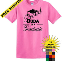 Graduation PROUD DUDA of a Graduate - shirt - short sleeved T-shirt