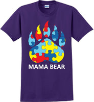 
              Autism Awareness Mama Bear T-Shirt - JC
            