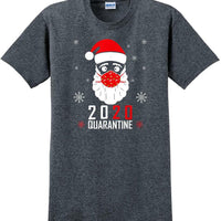 2020 Christmas Merry Quarantine Funny Gift Santa Face Mask 7 - Funny T-Shirt