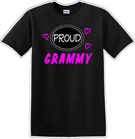 
              Proud Grammy heart shirt - Gram, Grammy, Grandma - Novelty T-shirt
            