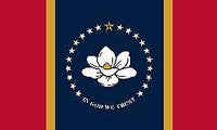 
              magnolia STATE FLAG, STICKER, DECAL, state flag of magnolia 5 YR VINYL
            