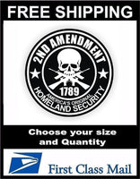 
              2nd Amendment Hard Hat Sticker, Motorcycle Helmet Welding Decal, 1789 Freedom
            