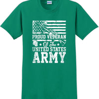 PROUD VETERAN OF THE UNITED STATES ARMY, Veterans day Soldier USA Support TShirt