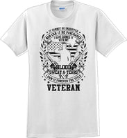 
              Blood Sweat and Tears, Veterans day Soldier USA Support T-Shirt
            
