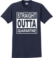 
              Straight Outta Quarantine 2020  funny T-Shirt sm-5xl
            