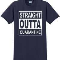 Straight Outta Quarantine 2020  funny T-Shirt sm-5xl