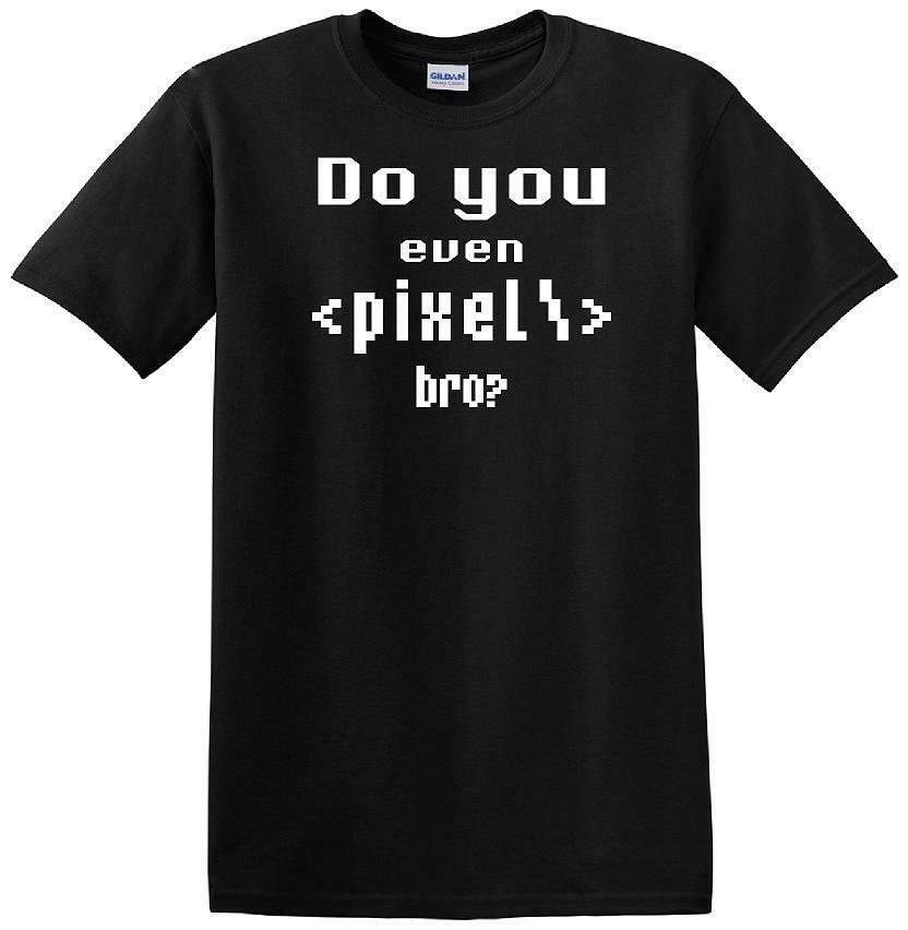 Pixel Coding - Social Media - Funny shirt - short sleeved T-shirt TSM12