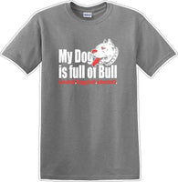 
              DOG full of bull  adorabull - Dog- Novelty T-shirt
            